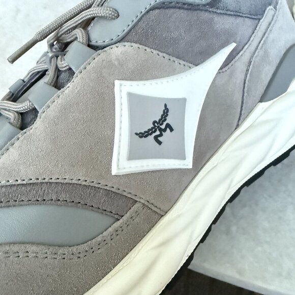 MCM Skywander Low Top‎ Sneakers Men\'s Gray Suede Lace Up Closure, Sz 44 main image 6